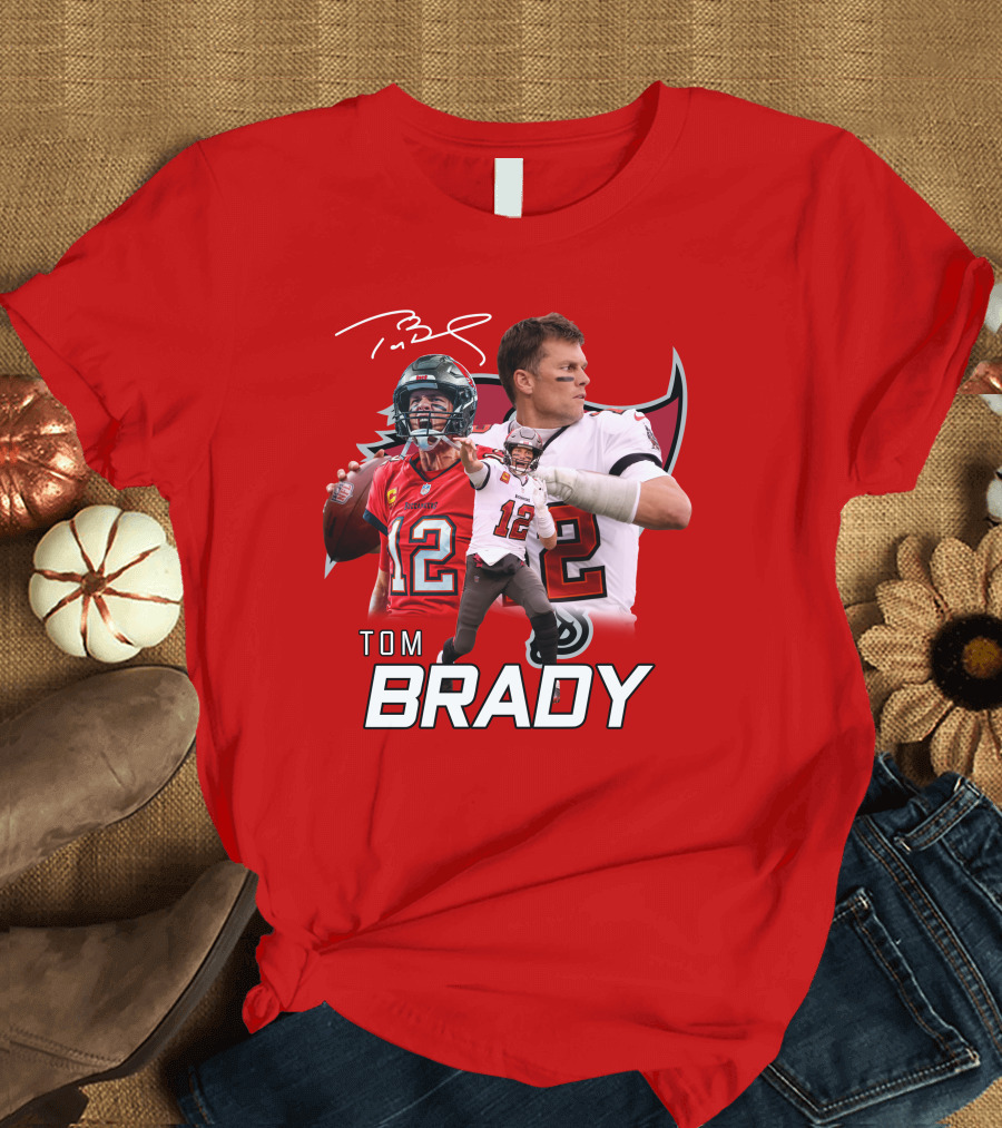 Tom Brady 12 Buccaneers Quarterback T-Shirt