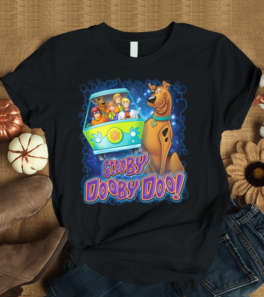 Scooby Dooby Doo Mystery Machine Adventure with the Gang T-Shirt