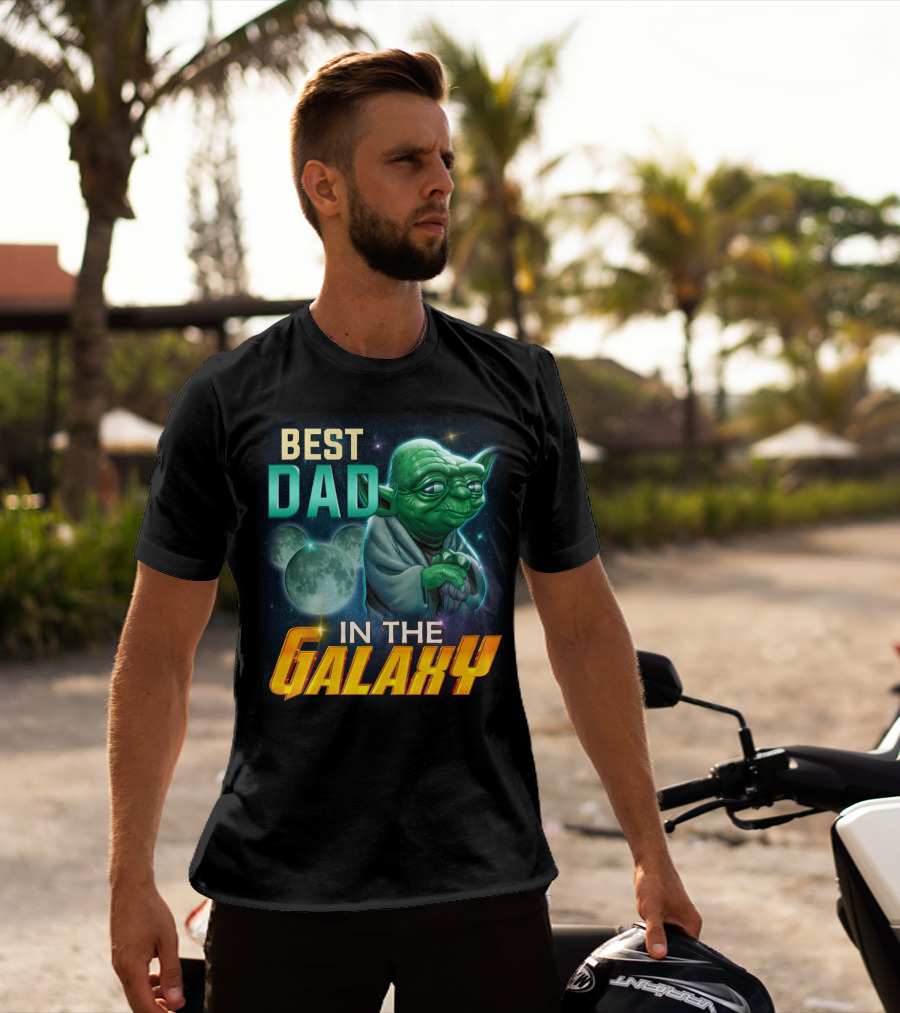Best Dad Yoda IN The Galaxy T-Shirt