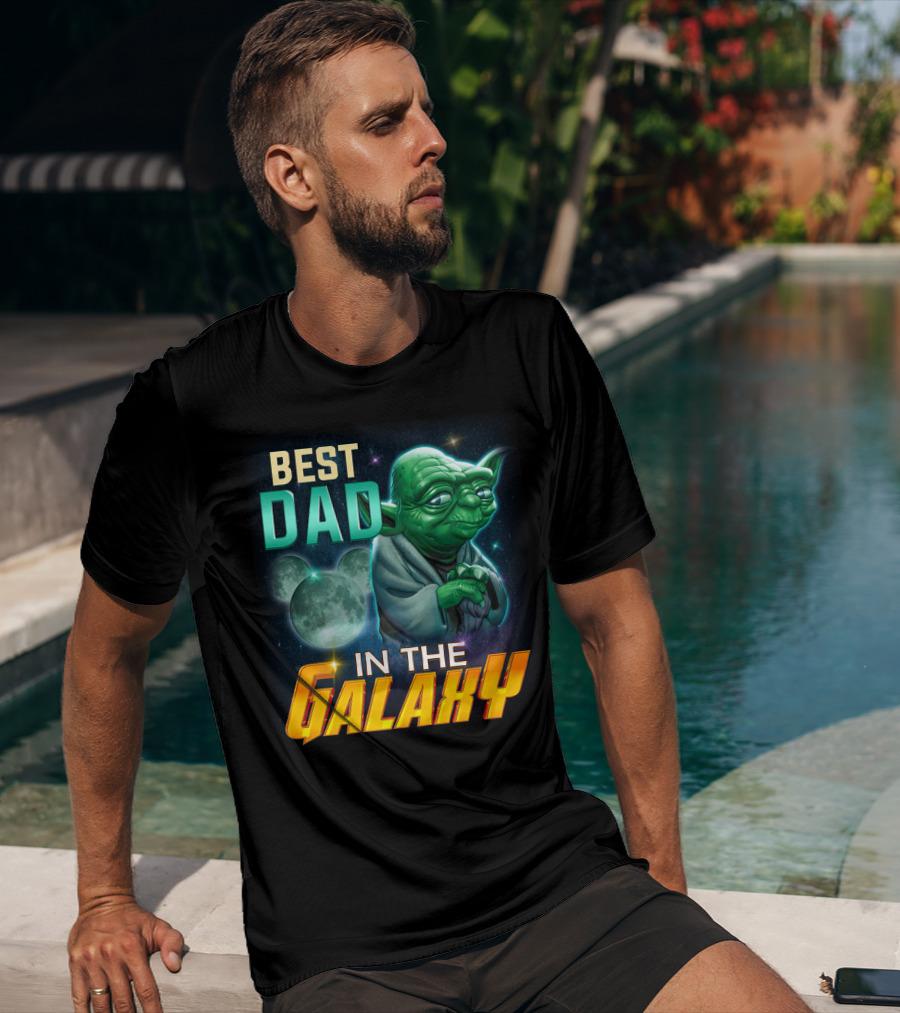 Best Dad Yoda IN The Galaxy T-Shirt