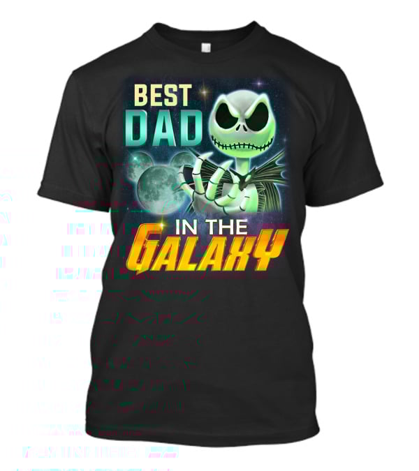 Best Dad In The Galaxy Jack Skellington T-Shirt