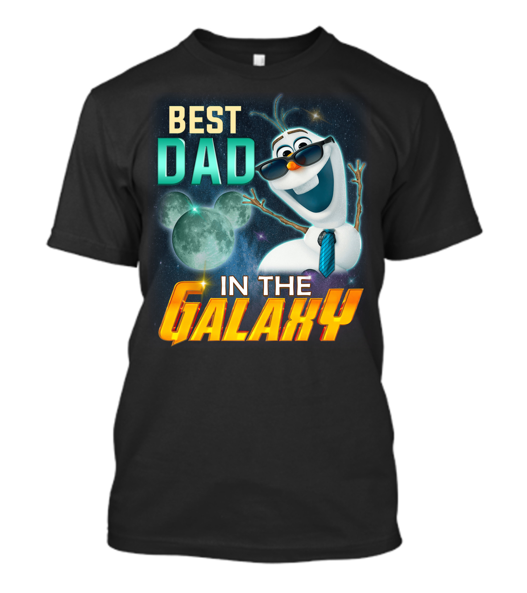 Best Dad IN The Galaxy Olaf T-Shirt