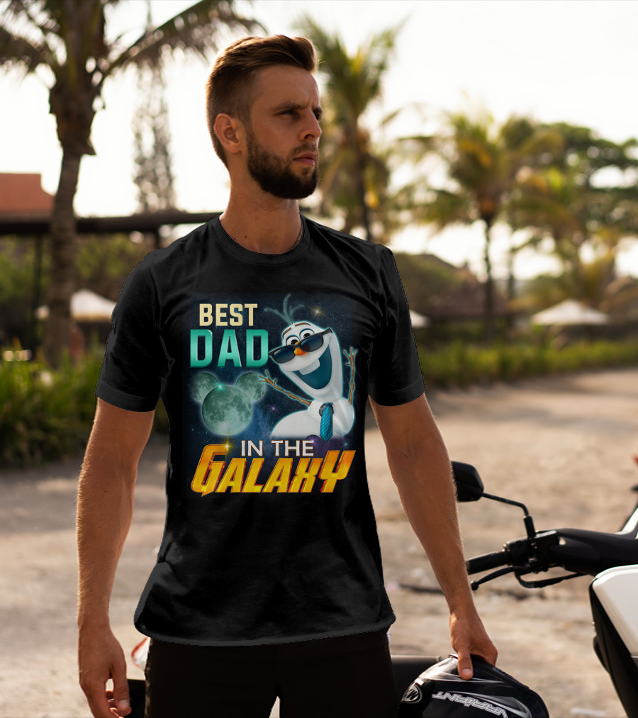 Best Dad IN The Galaxy Olaf T-Shirt