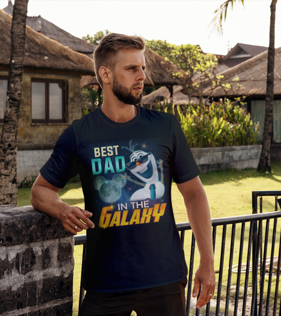 Best Dad IN The Galaxy Olaf T-Shirt