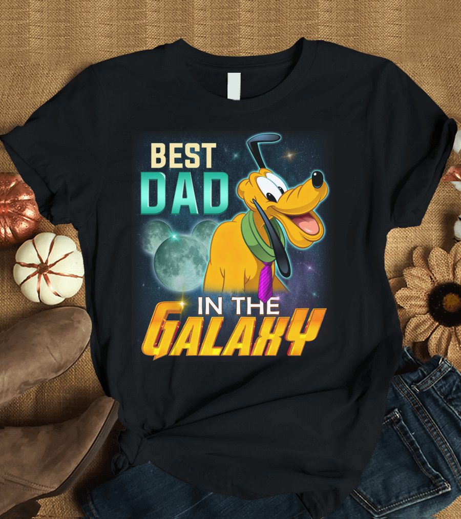 BEST DAD PLUTO IN THE GALAXY T-Shirt