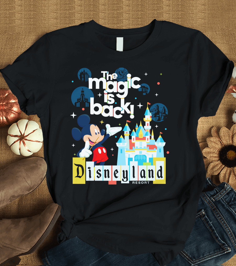 The Magic Is Back Mickey Disneyland Resort T-Shirt