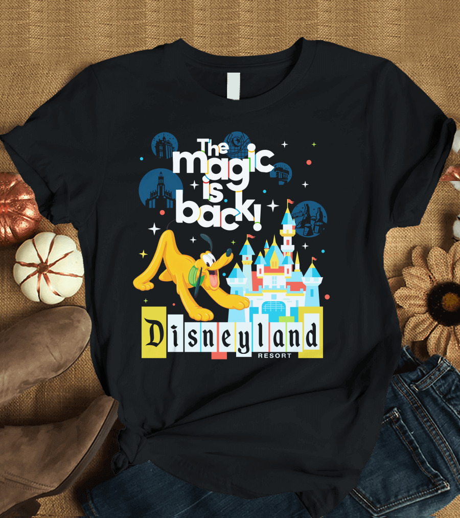 The Magic Is Back Pluto Disneyland Resort T-Shirt