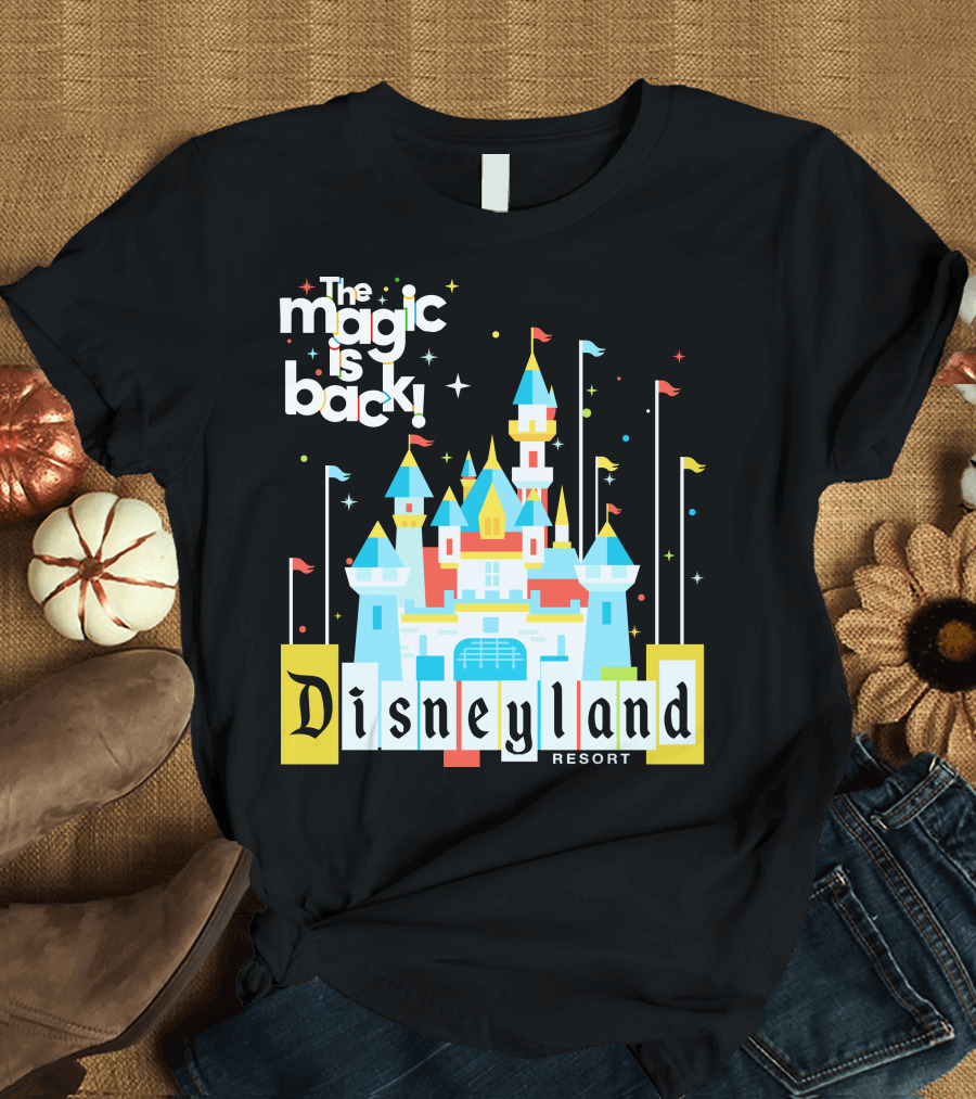 Disneyland Resort The Magic Is Back Castle T-Shirt