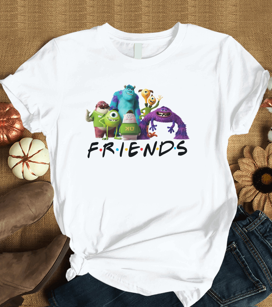 Monsters University Friends Characters Group T-Shirt