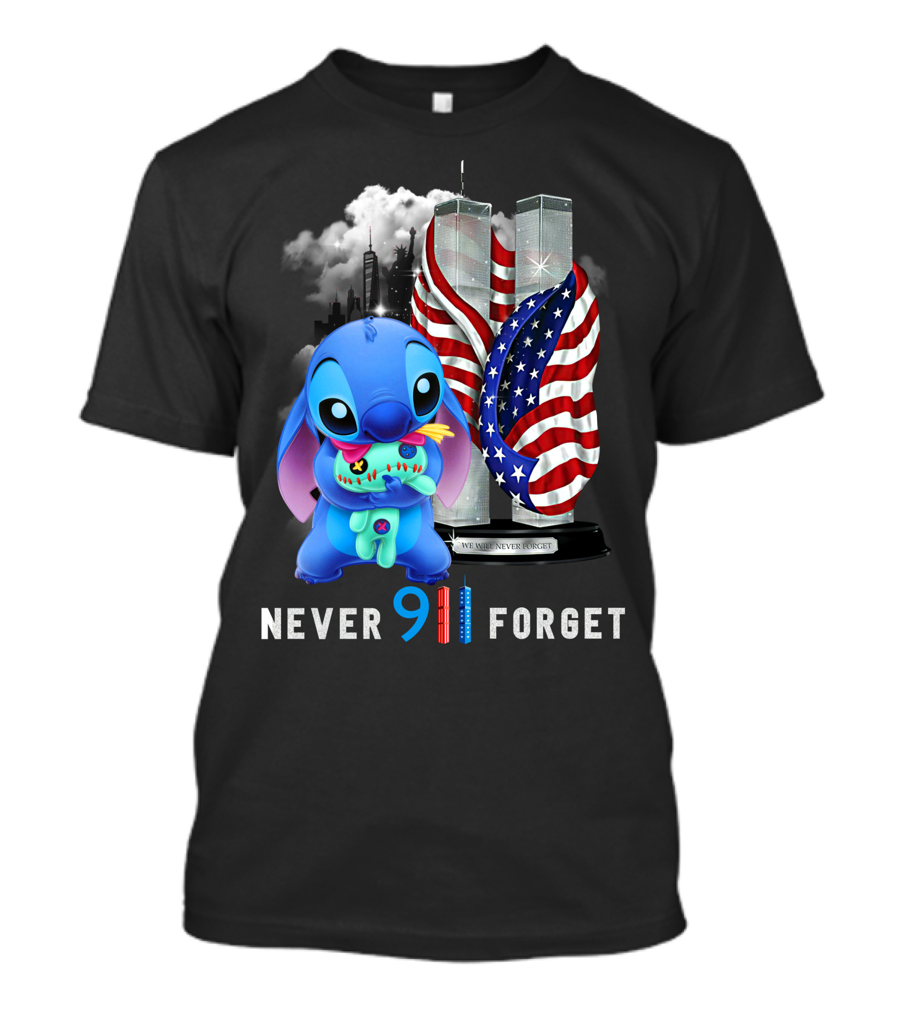 Never 911 Forget Stitch-D T-Shirt