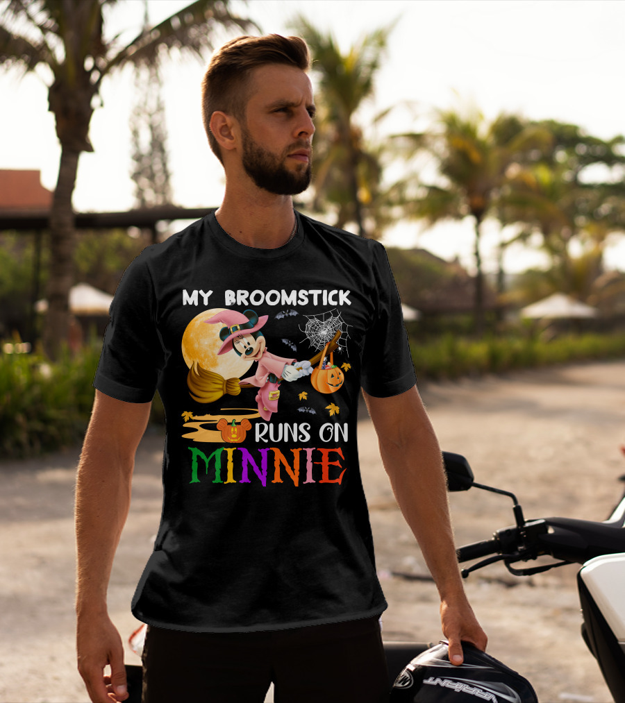 My Broomstick Runs On Minnie T-Shirt