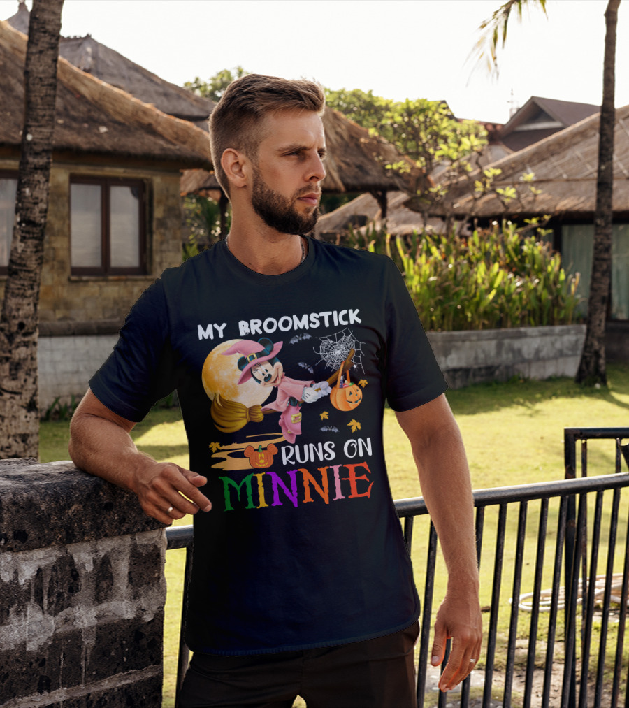 My Broomstick Runs On Minnie T-Shirt