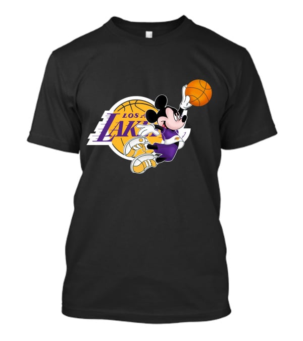 Mickey Los Angeles Lakers Basketball T-Shirt