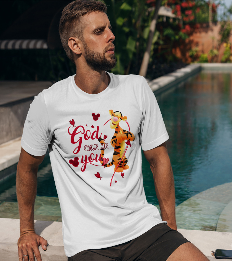 God Gave Me You Tigger Hearts Disney T-Shirt