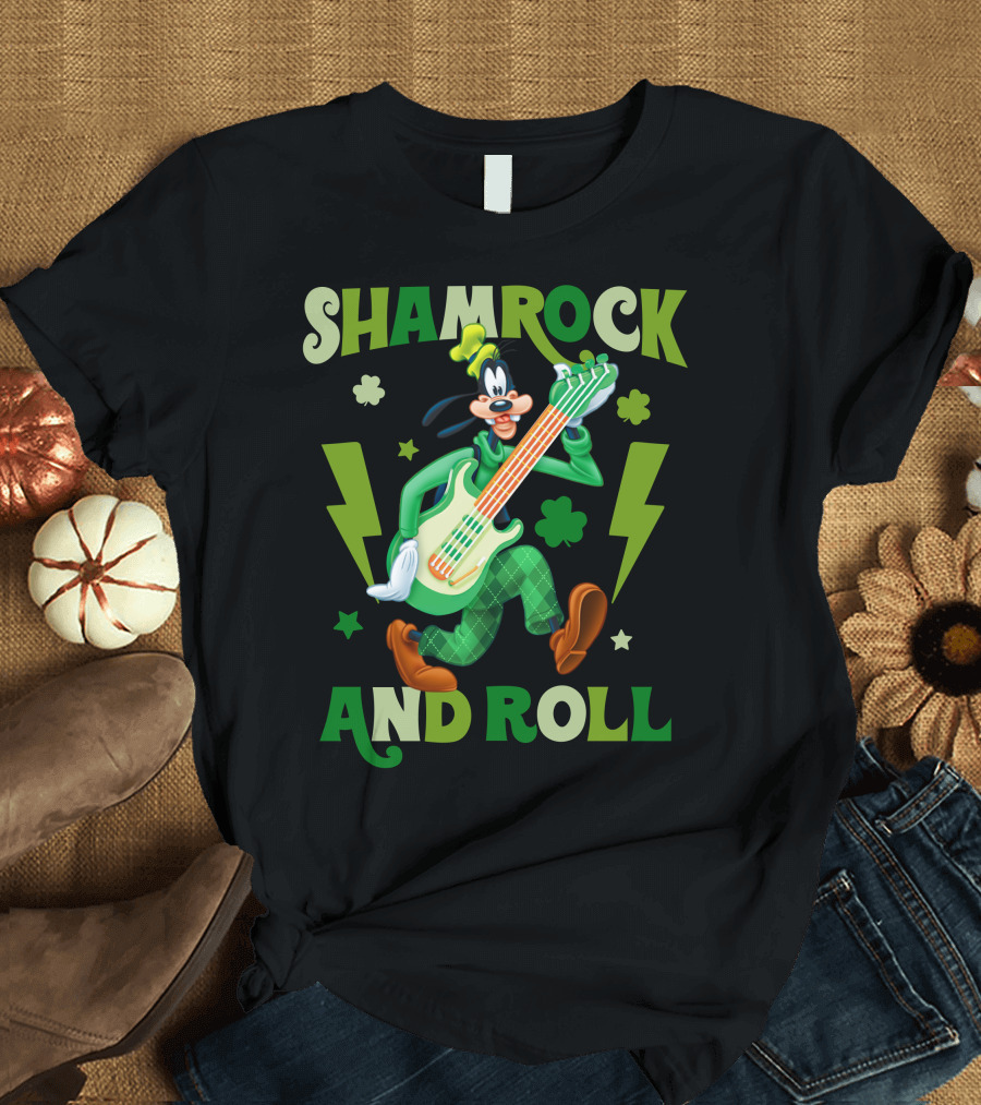 Shamrock And Roll Goofy T-Shirt