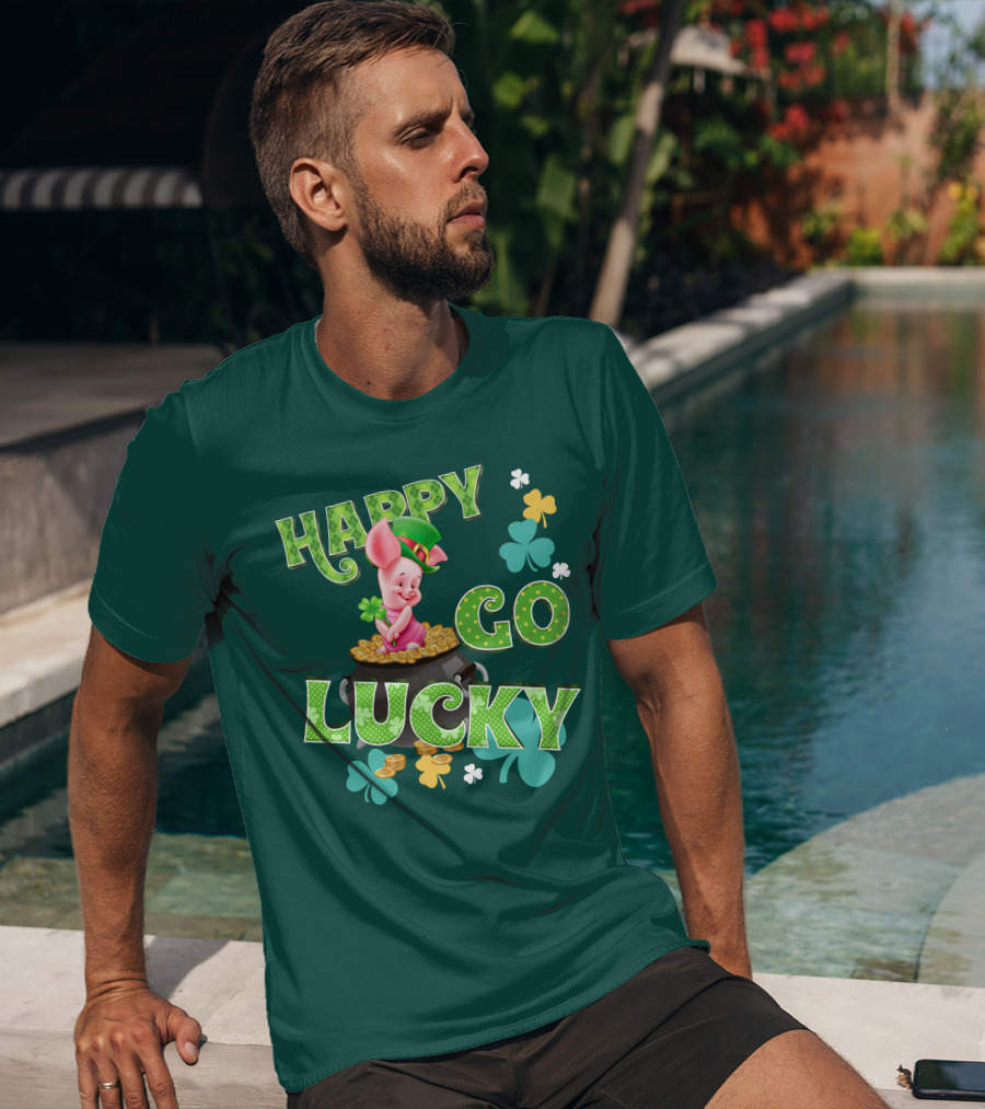 Happy Go Lucky Piglet T-Shirt