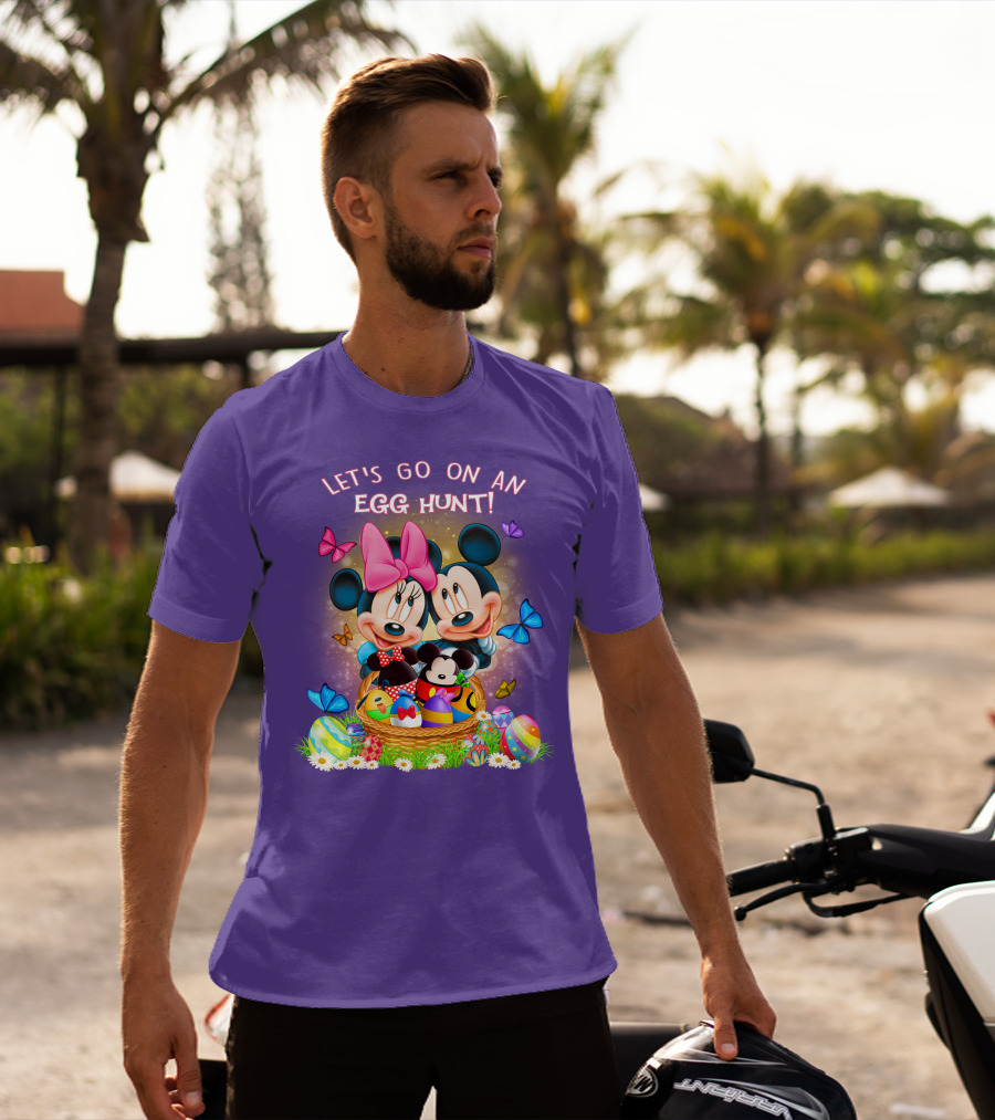 Let's Go On An Egg Hunt Mickey & Minnie T-Shirt