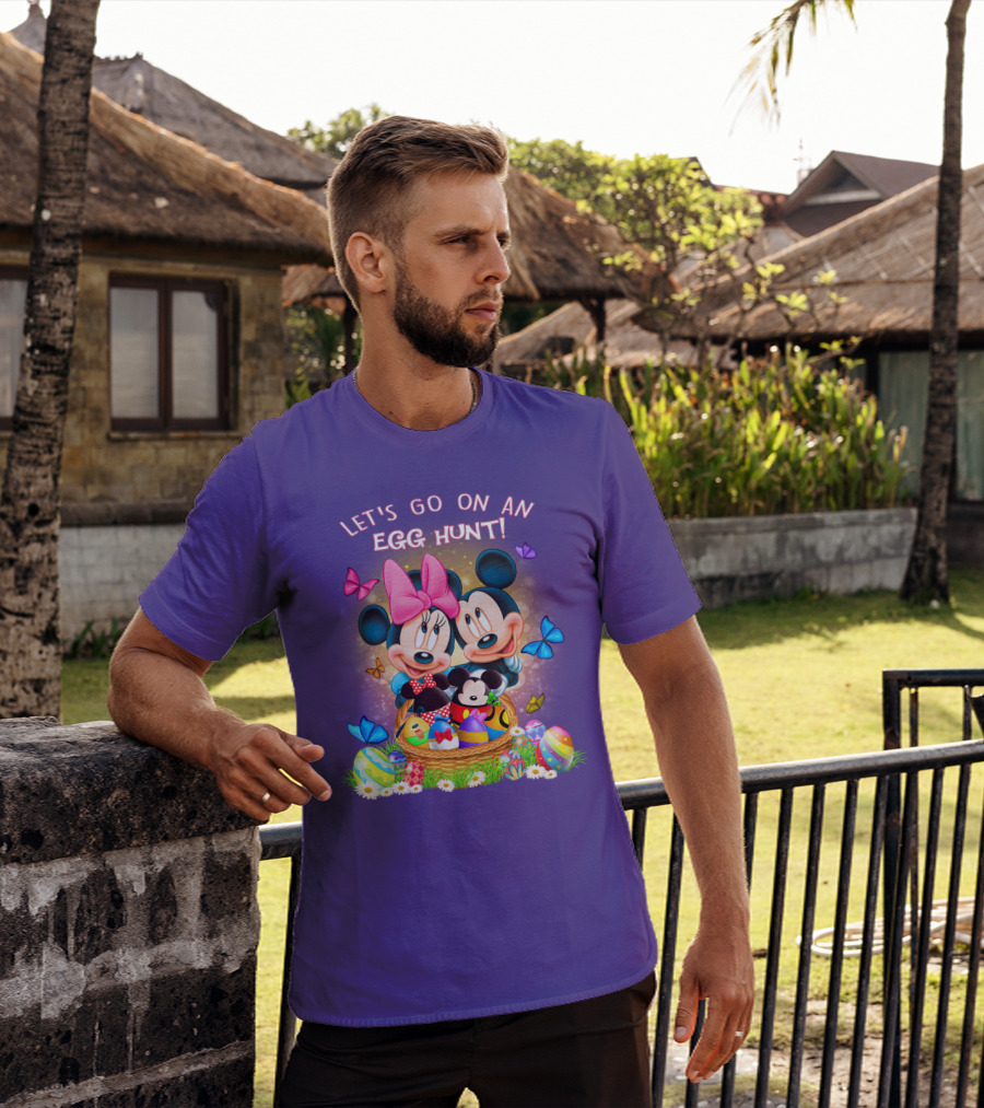 Let's Go On An Egg Hunt Mickey & Minnie T-Shirt