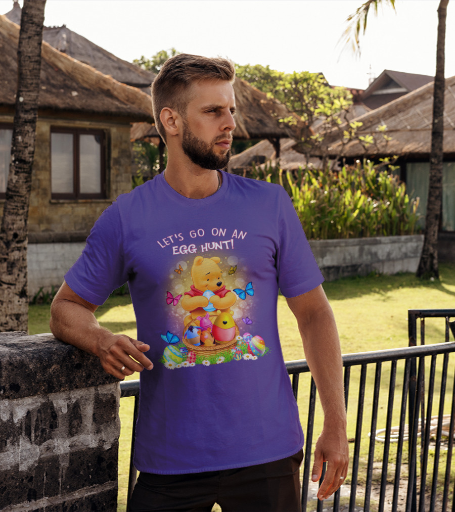 Let's Go On An Egg Hunt Pooh T-Shirt