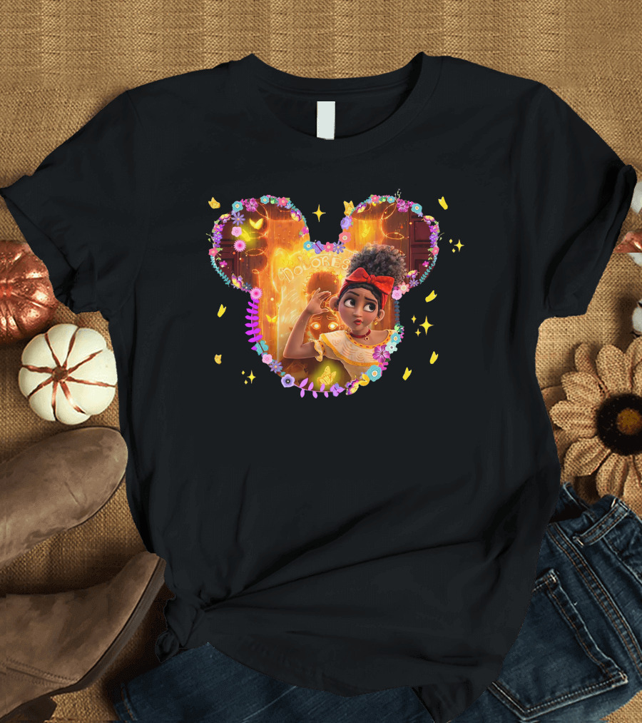 Dolores Encanto Mickey Ears Floral Magical Doorway T-Shirt