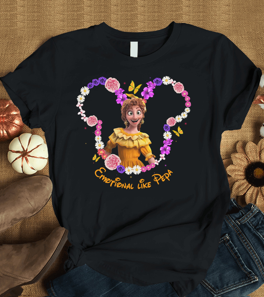 Emotional Like Pepa Flower Heart T-Shirt