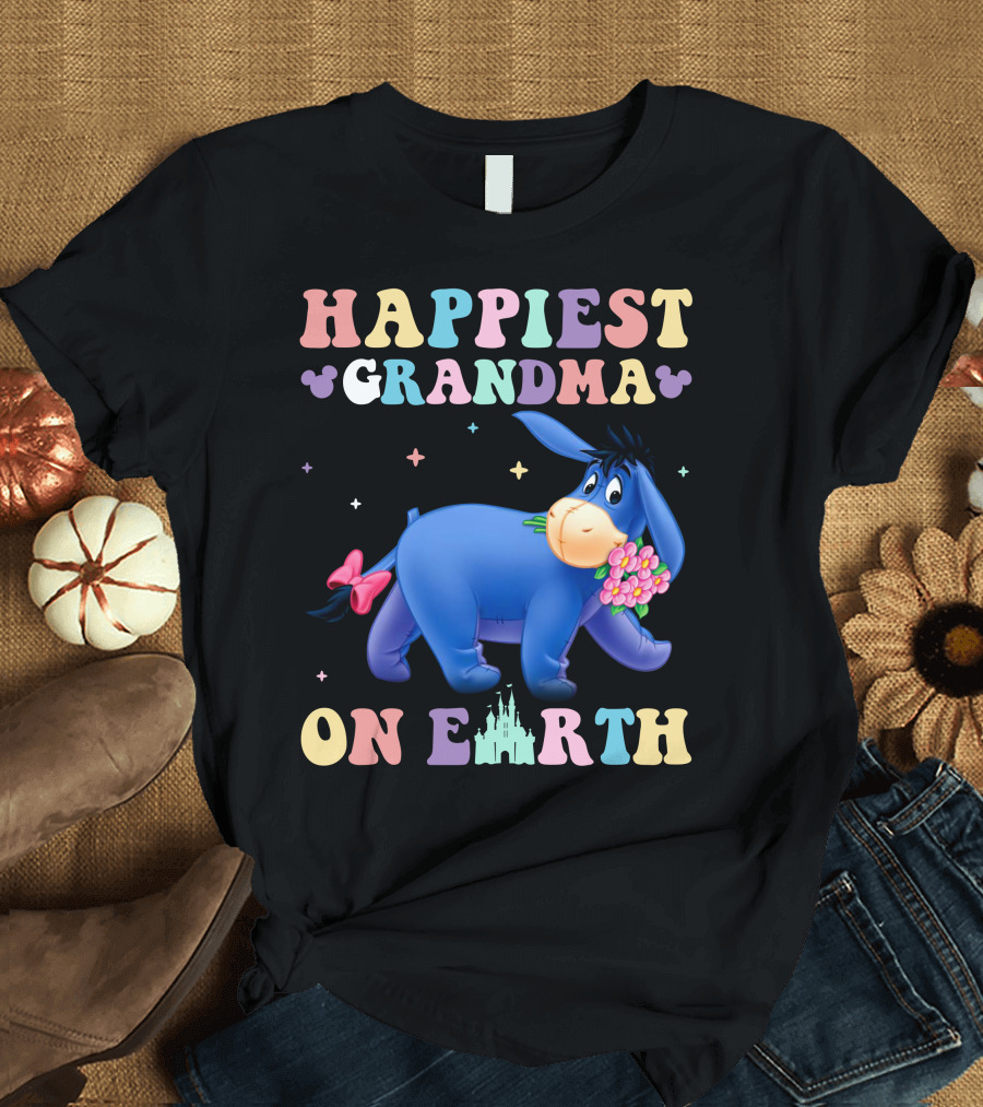 HAPPIEST GRANDMA ON EARTH EEYORE T-Shirt