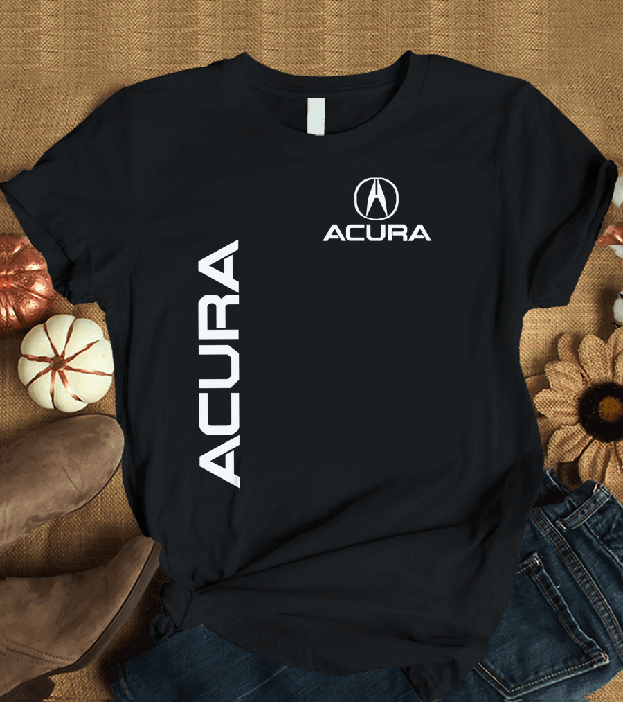 ACURA Acura Emblem Vertical and Horizontal Branding T-Shirt