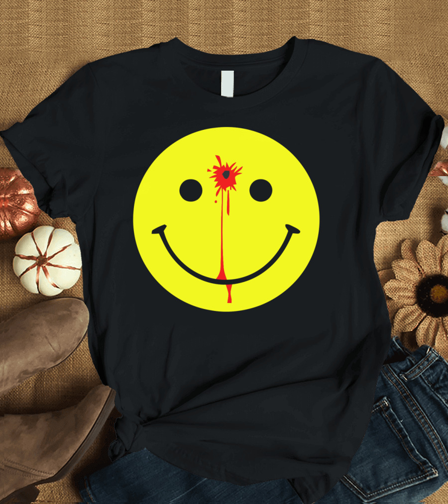Have a Nice Day Smiley Face Blood Splatter T-Shirt