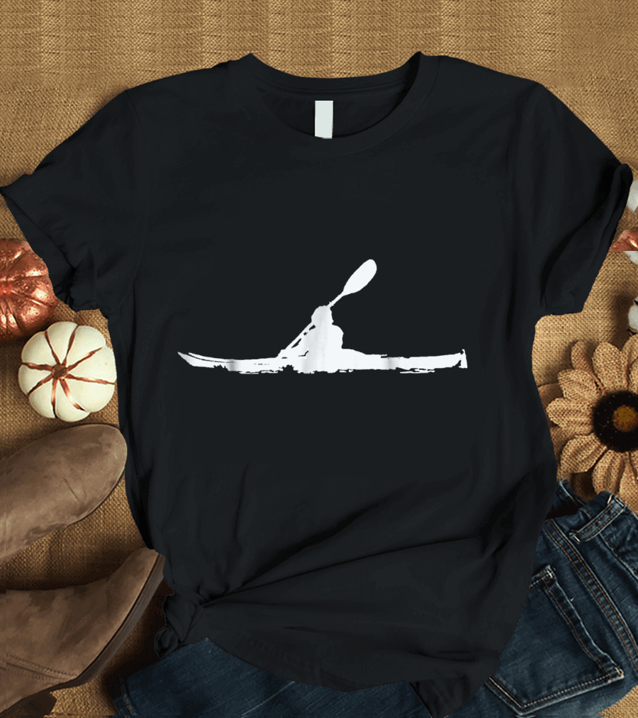 Kayak Silhouette Kayaking Tees for Kayaker T-Shirt