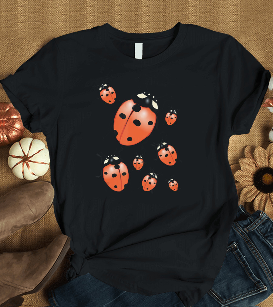 Ladybug Ladybugs Funny Lady Beetle Lad Bugs T-Shirt