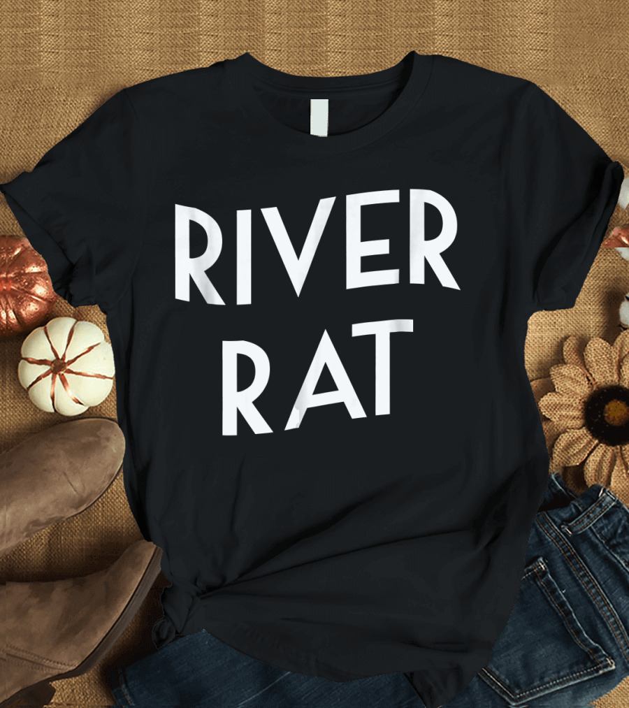 River Rat Kayaking Rafting Adventure T-Shirt