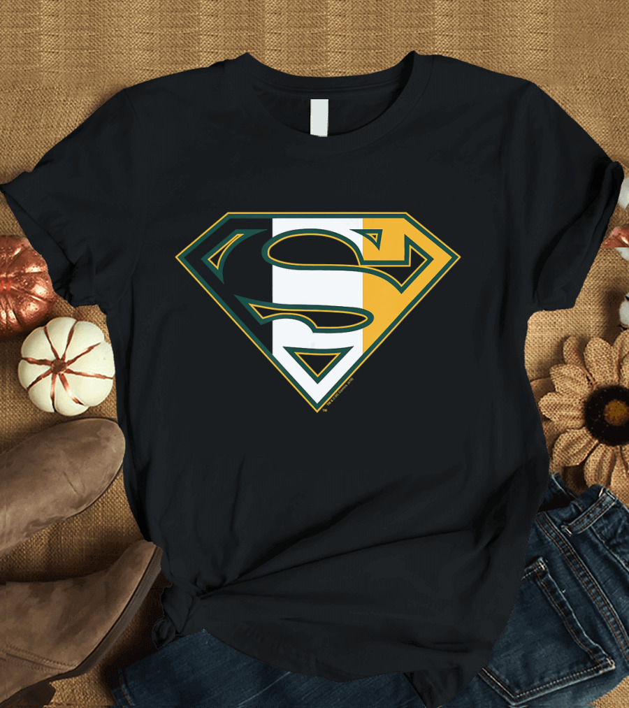 Superman Irish Flag Shield T-Shirt