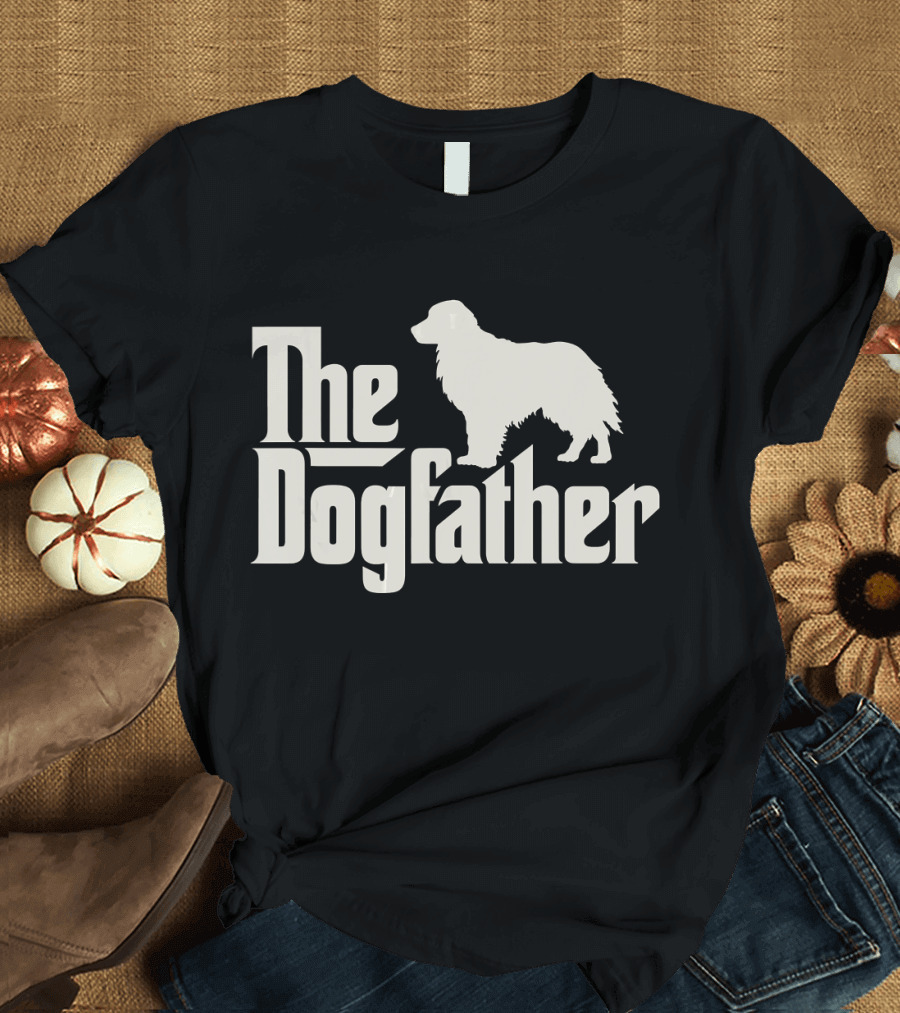 The Dogfather Golden Retriever Funny Dog Owner T-Shirt