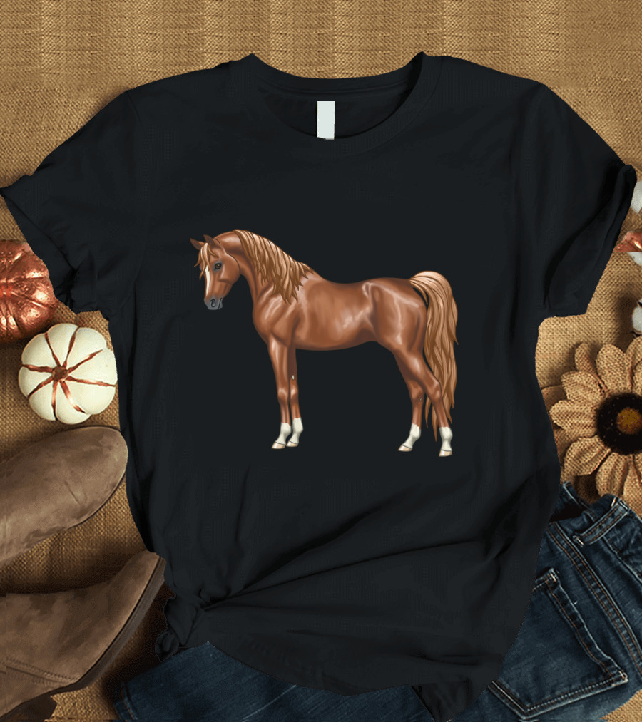 Beautiful Arabian Horse Lovers Chestnut Majesty T-Shirt