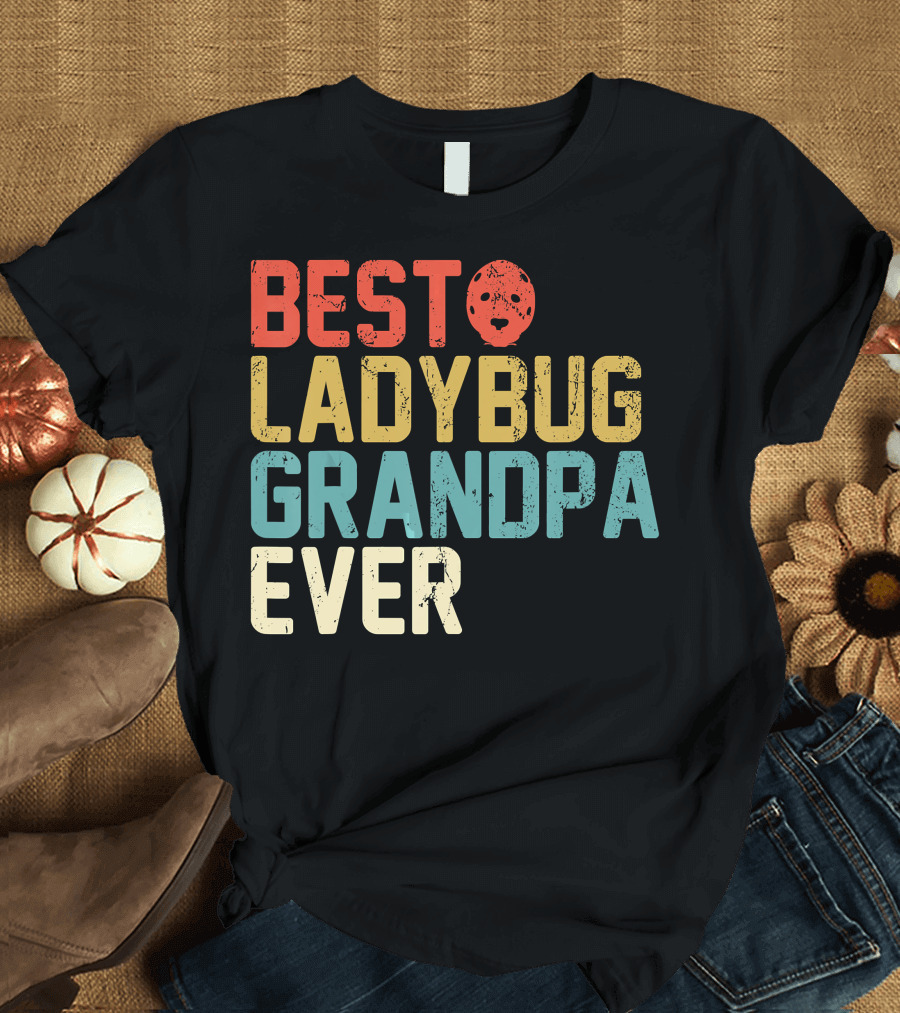 Best Ladybug Grandpa Ever T-Shirt