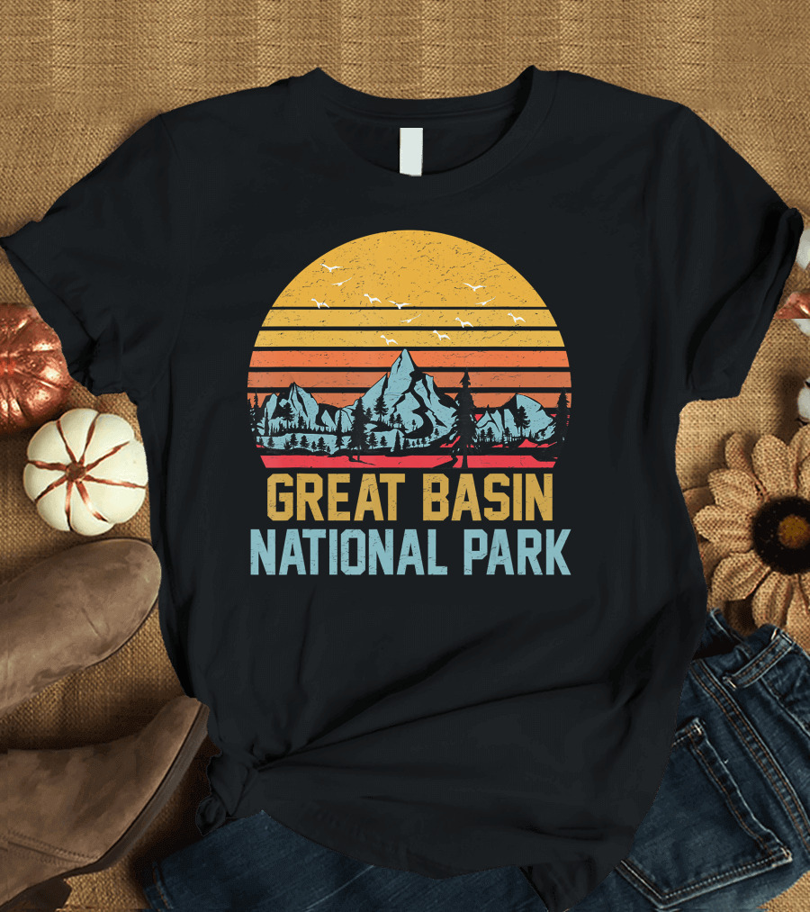 Great Basin National Park Camping Hiking Mountains Scenery T-Shirt