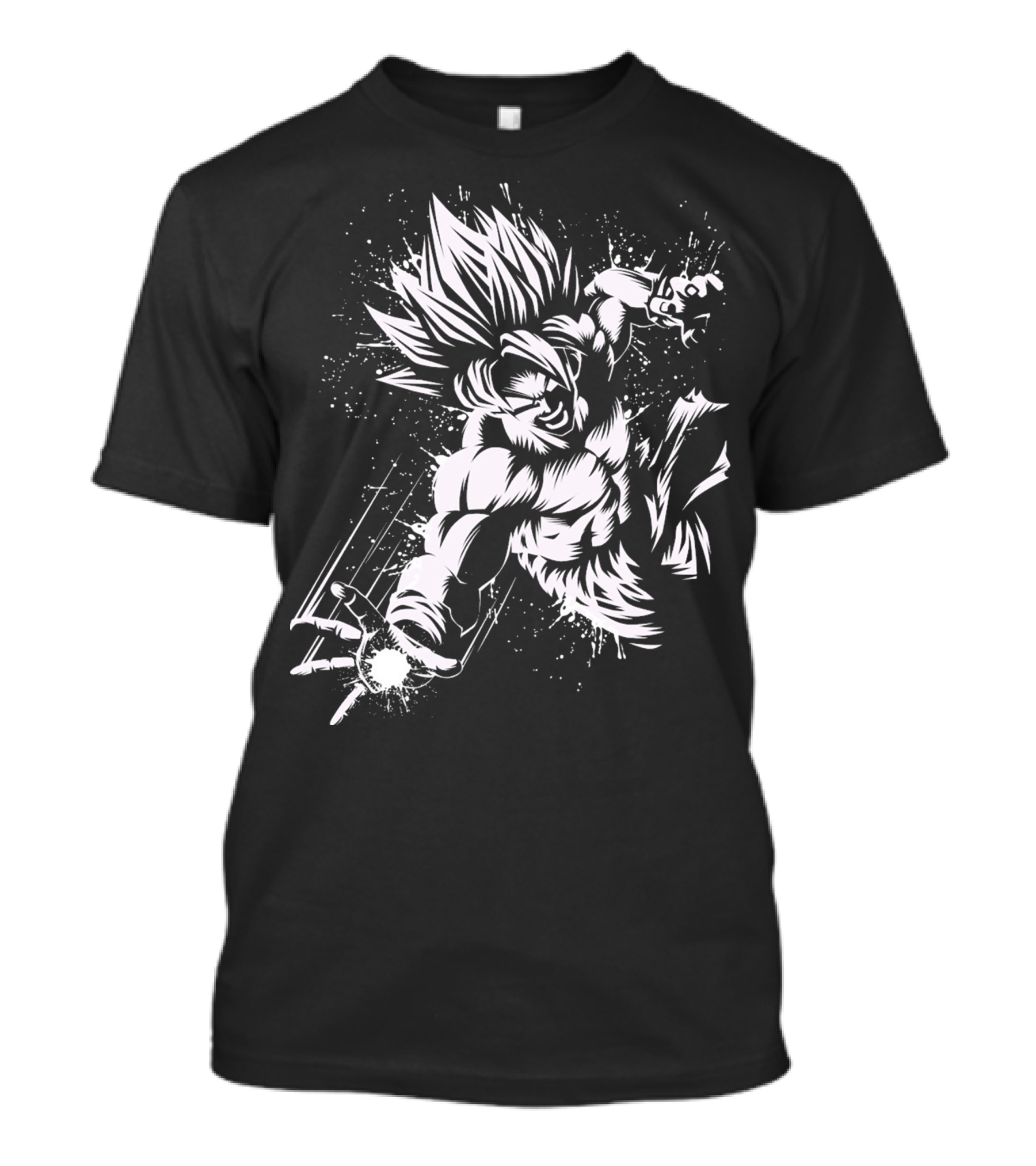 Super Saiyan Power Burst Action Attack T-Shirt