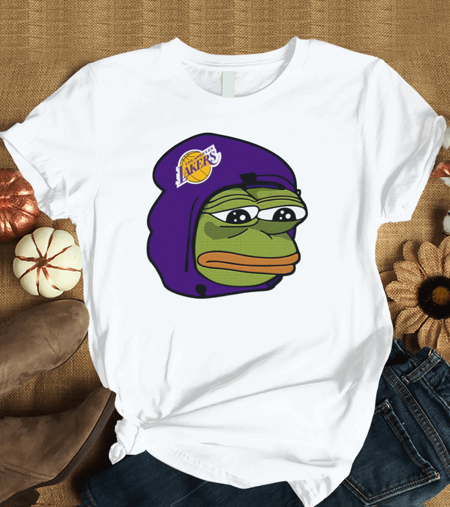 Pepe The Frog Los Angeles Lakers T-Shirt