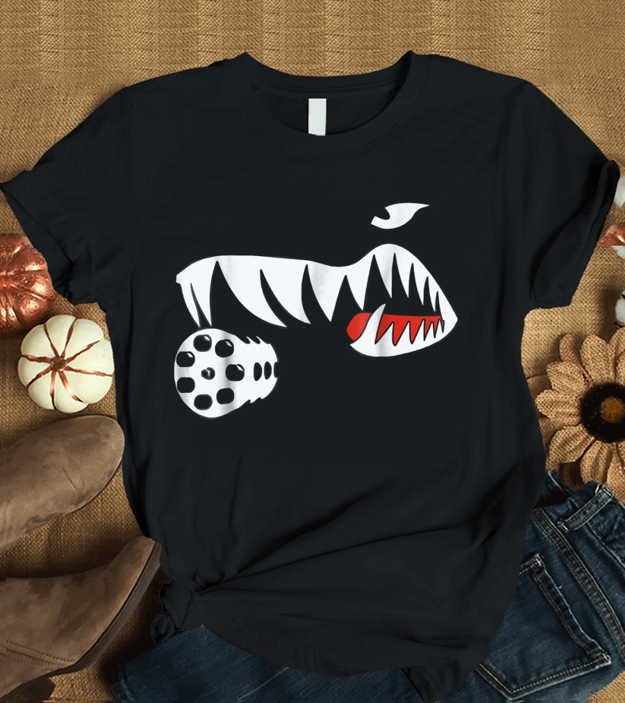 A 10 Hog Warthog Fighter Jet BRRRT Shark Mouth T-Shirt