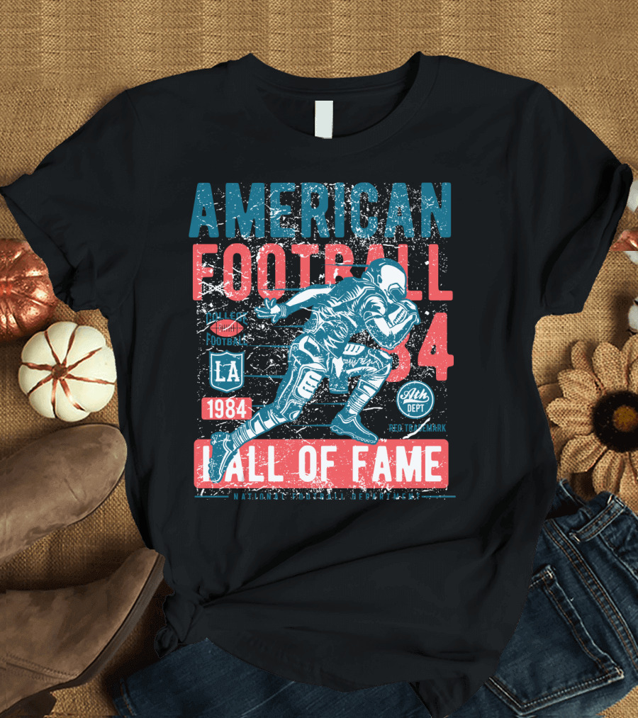 American Football Hall Of Fame 1984 LA Authentic Trademark T-Shirt