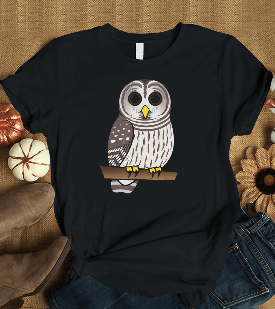 Birdorable Cute Barred Owl T-Shirt