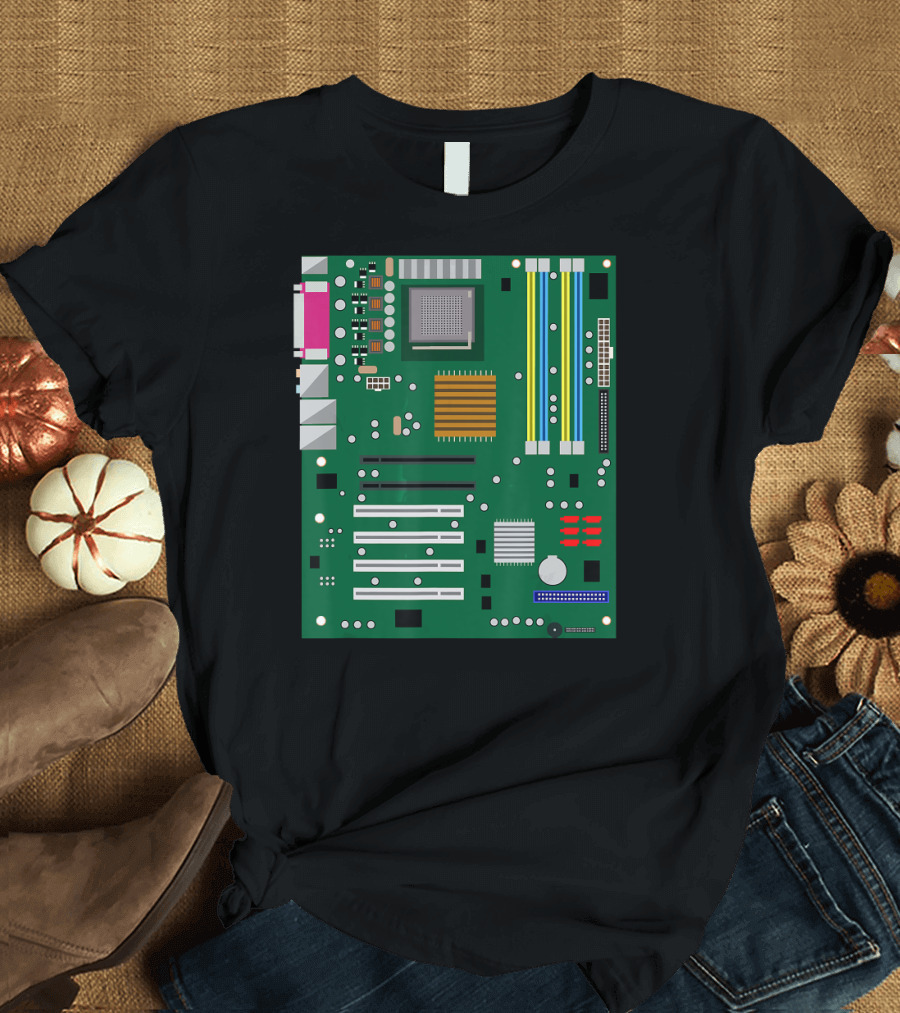 Computer Engineering Motherboard Circuit T-Shirt