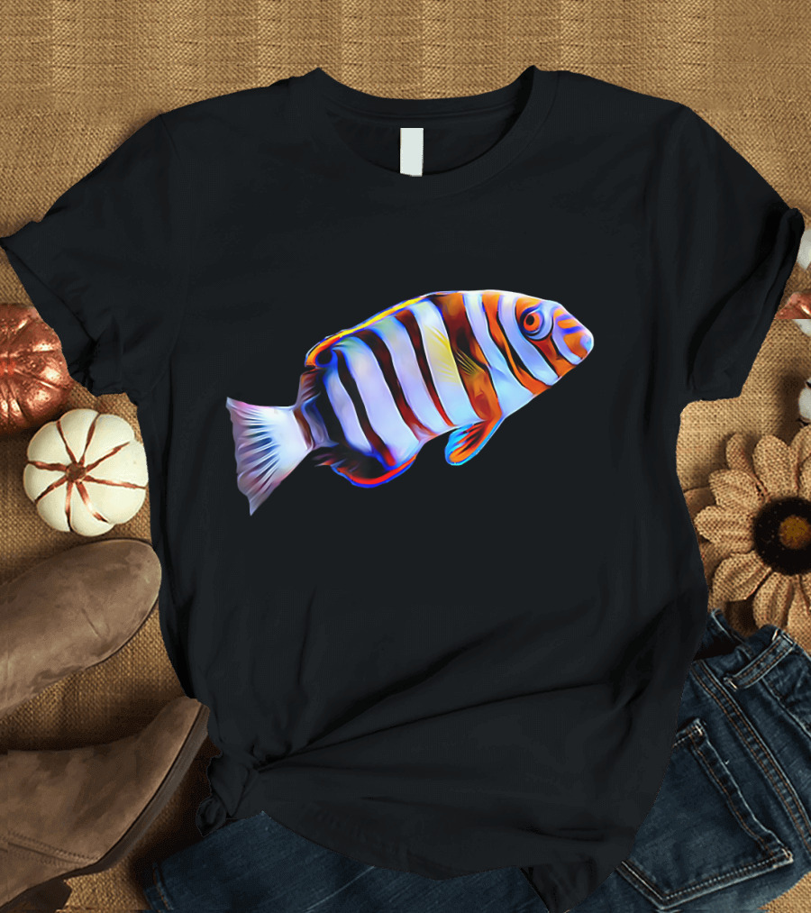 Harlequin Tusk Wrasse Saltwater Coral Reef Fish T-Shirt