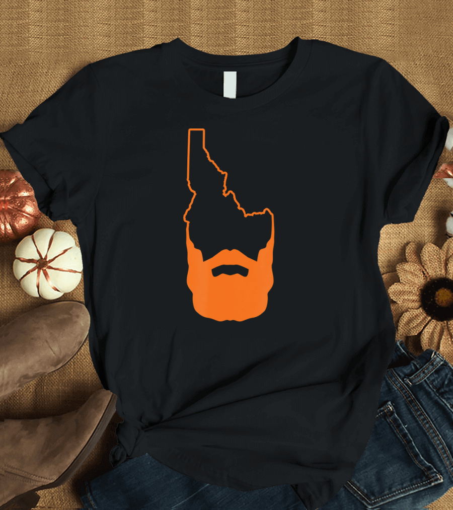 Hipster Idaho Beard Boise FamousPotat T-Shirt