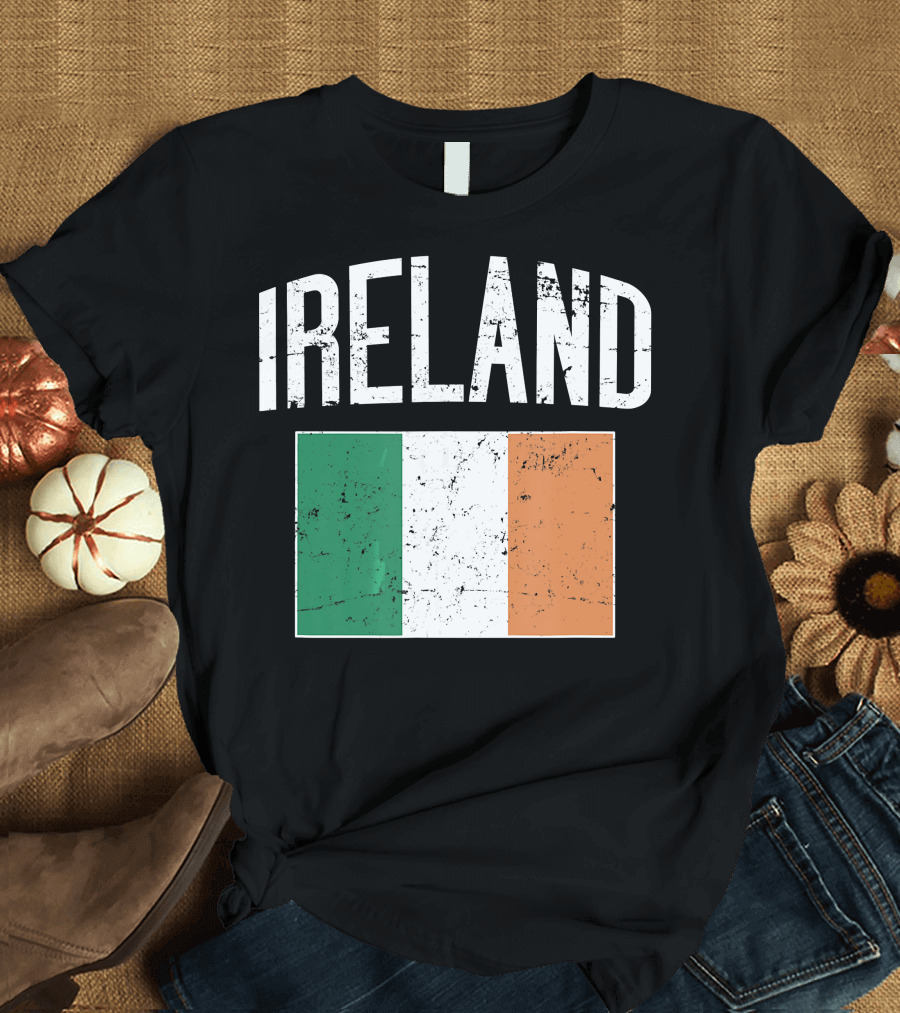 Ireland Flag Irish St Patrick's Day Green T-Shirt