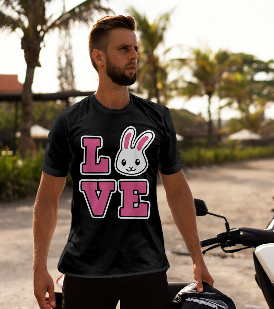 LOVE Bunny And Women For Easter Love Bunny T-Shirt