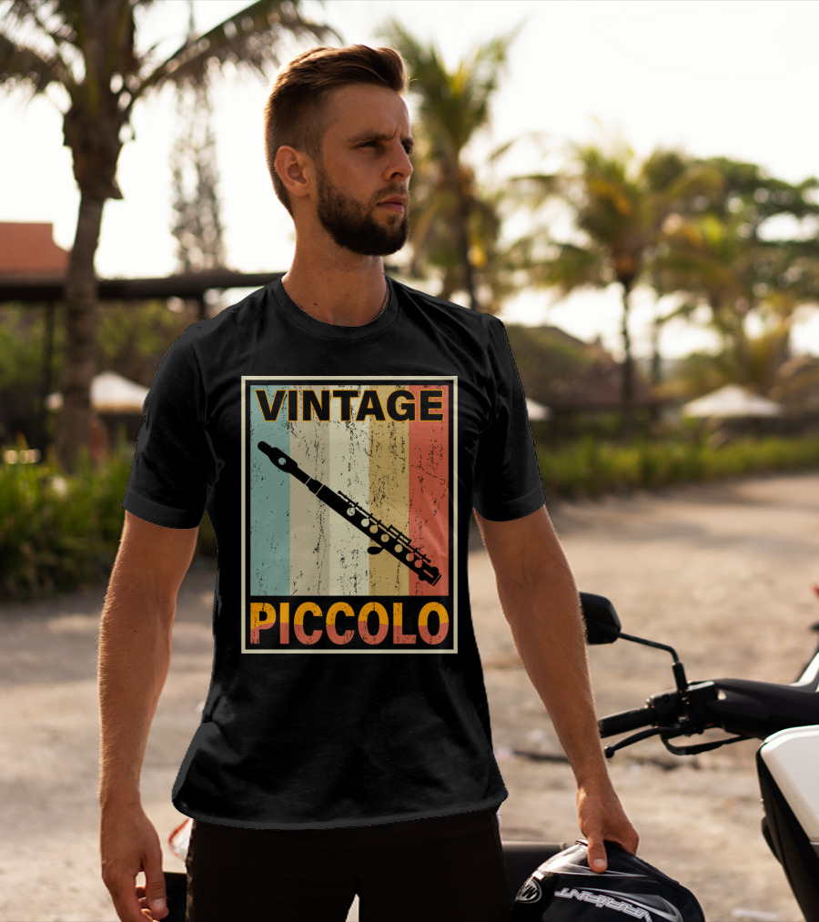 Vintage Piccolo Retro Stripes T-Shirt