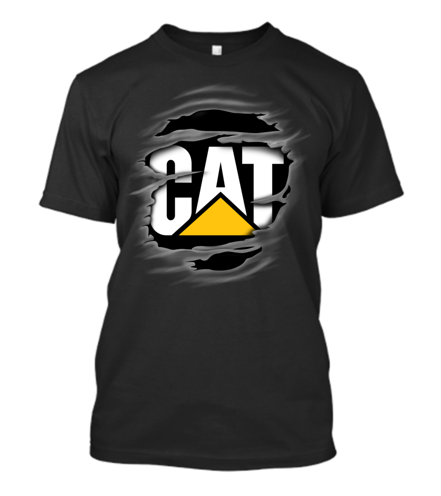 CAT Ripped T-Shirt