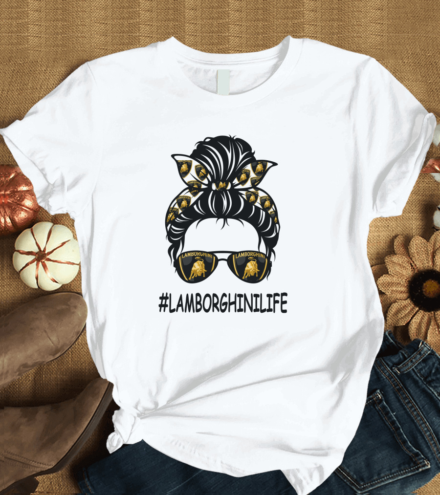 LAMBORGHINILIFE Sunglasses and Bandana T-Shirt