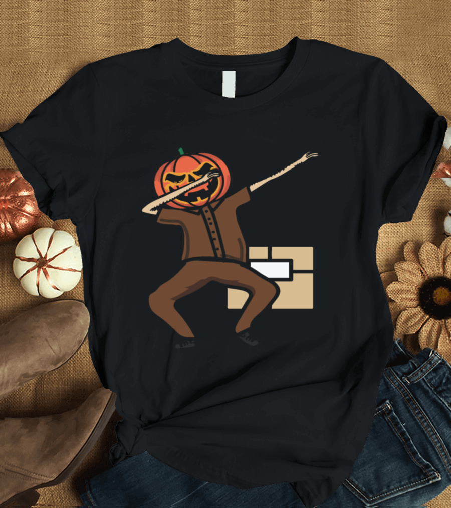 PUMPKIN DAB DELIVERY MAN 01 HALLOWEEN DAB BROWN UNIFORM PACKAGE T-Shirt